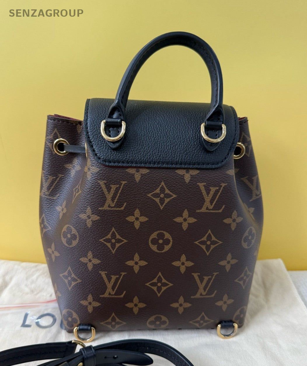 Louis Vuitton Montsouris Bb Monogram BackPack Top Handle Shoulder bag M45516