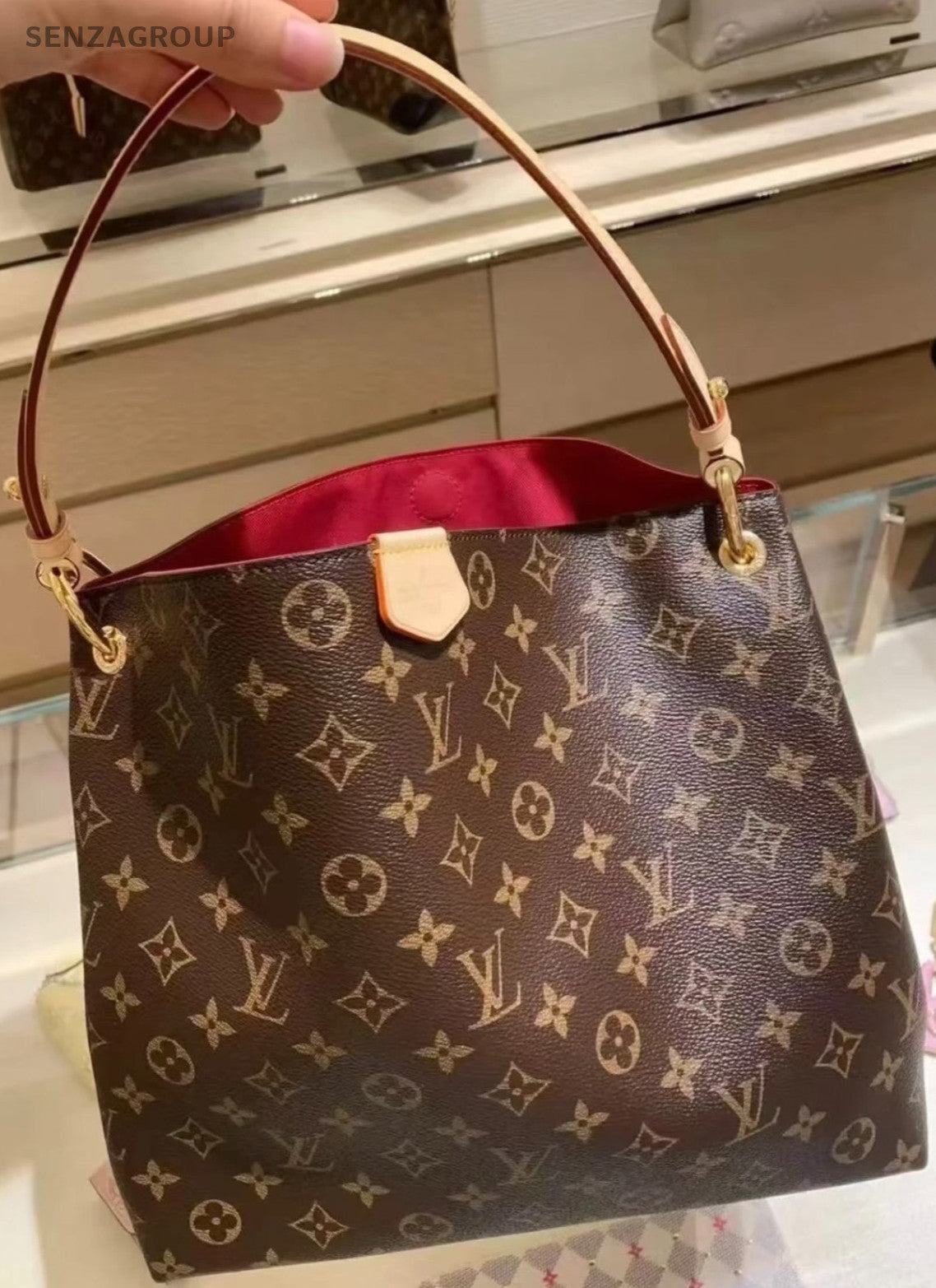 Louis Vuitton Graceful PM Monogram Shoulder bag Women Brand NEW