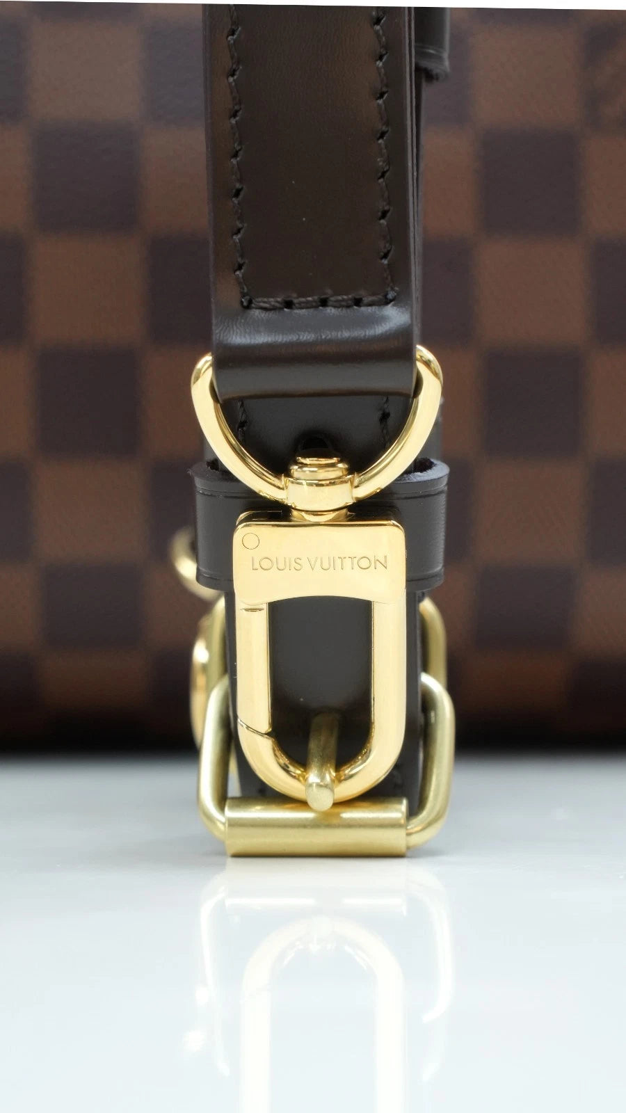 Louis Vuitton Speedy25 Damier Brown Shoulder Bag Top Handle Excellent