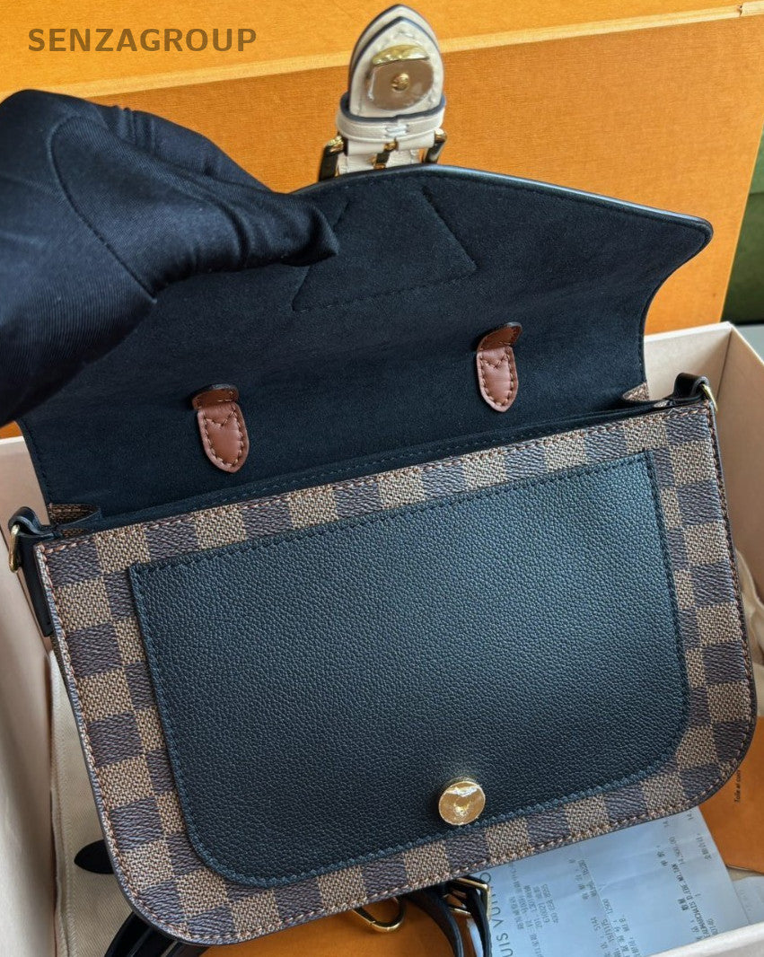 Louis Vuitton Damier Ebene Top Handle 2WAY Shoulder bag Almost Brand NEW