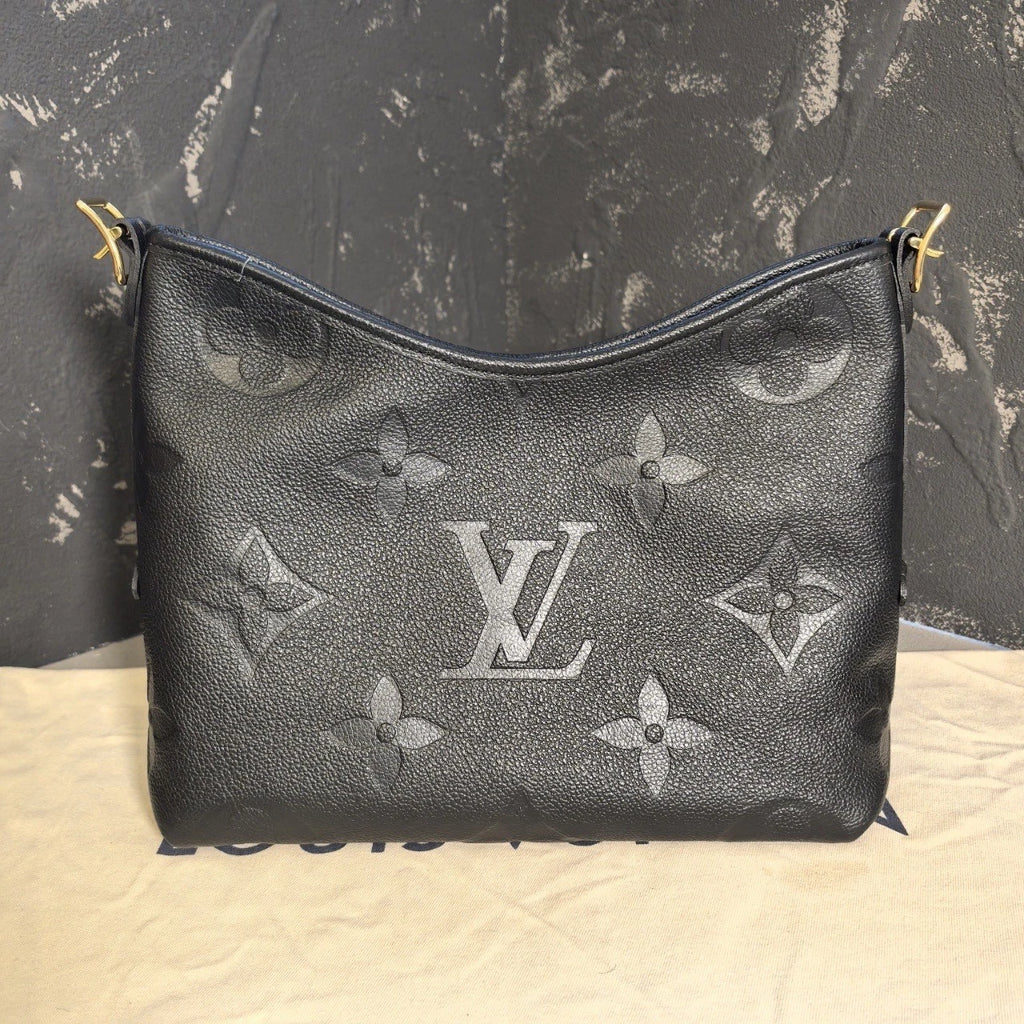 Louis Vuitton Carryall Black Tote Bag Excellent