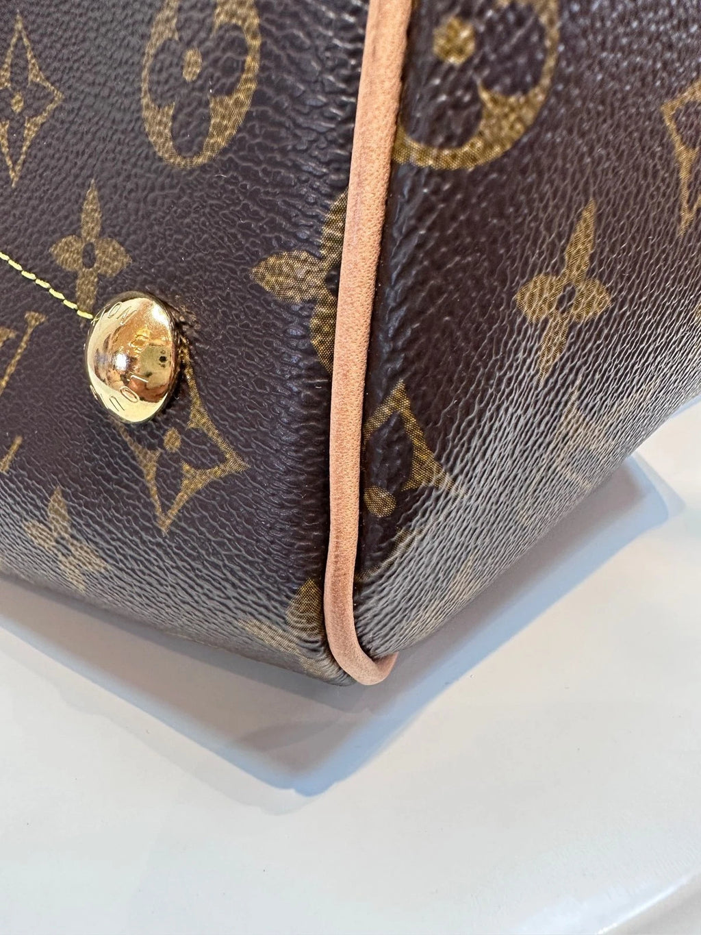 Louis Vuitton Canvas Small Tivoli Dumpling Handbag For Women