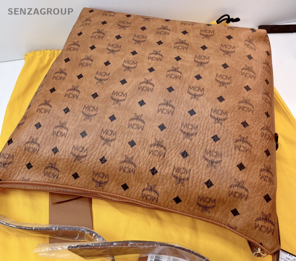 MCM 25Hobo Brown Caramel Shoulder Handbag Women Brand NEW Classic