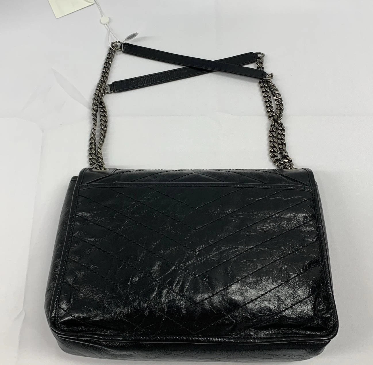 Saint Laurent Logo Leather Shoulder Bag For Women