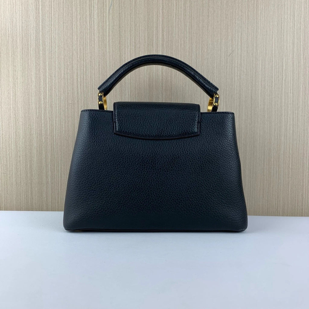 Louis Vuitton Capucines BB Black Calfskin Handbag Crossbody Bag