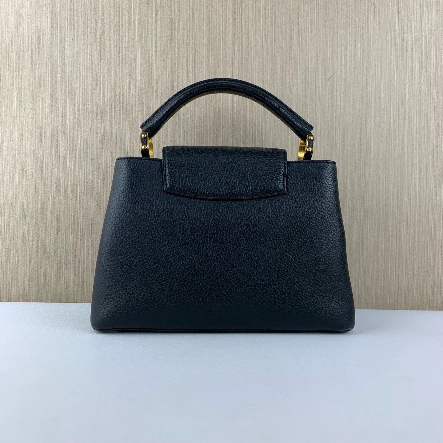 Louis Vuitton Capucines BB Black Calfskin Handbag Crossbody Bag