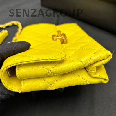 Chanel Quilted Leather Chain Handle Shoulder Crossbody Bag Women Fashion