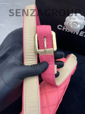 Chanel Classic Flap Pink Gold Hardware Quilted Shoulder Crossbody Bag