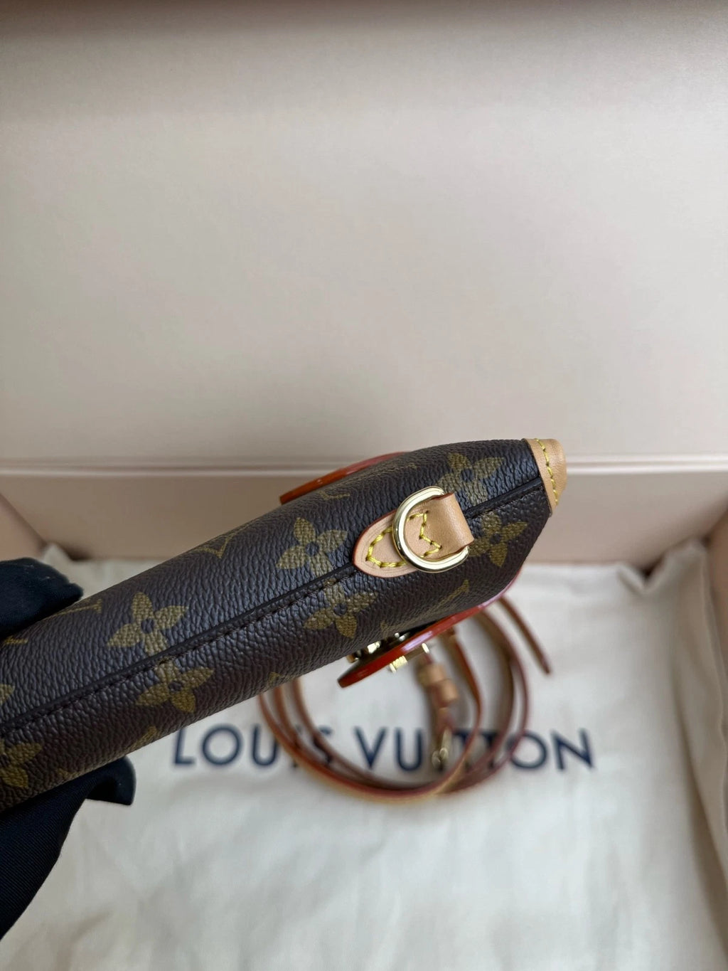 Louis Vuitton Fold Me Pouch Mini Monogram Canvas Crossbody Bag