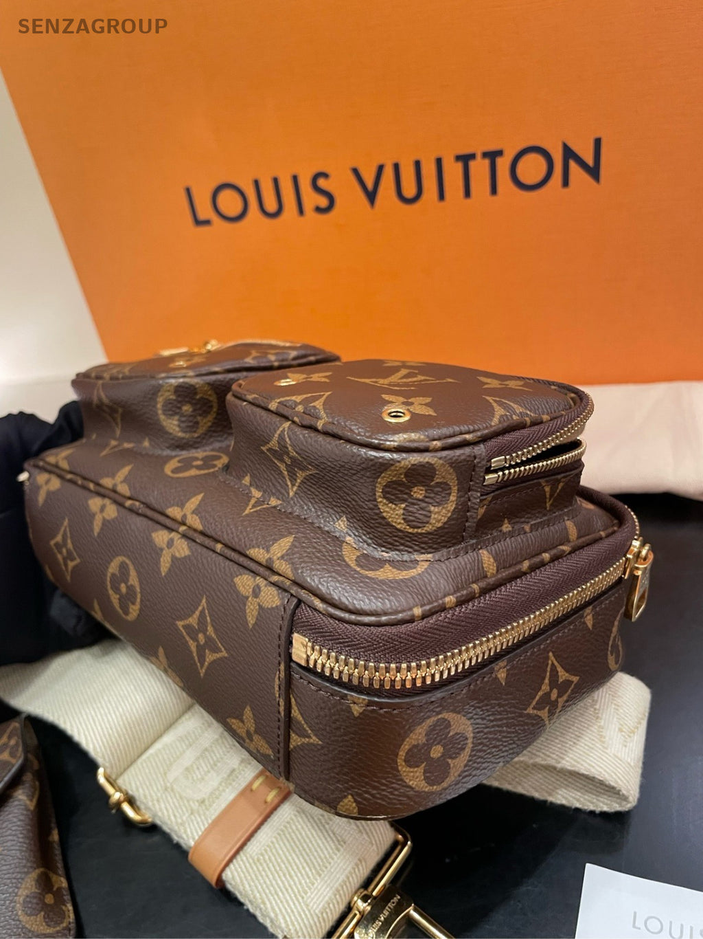 Louis Vuitton Utility Camera bag Monogram Top Handle 2way Crossbody bag