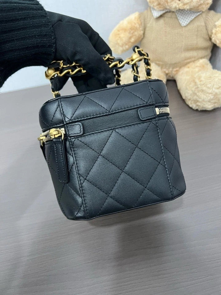 Authentic CHANEL Women's Leather Mini Crossbody Bag