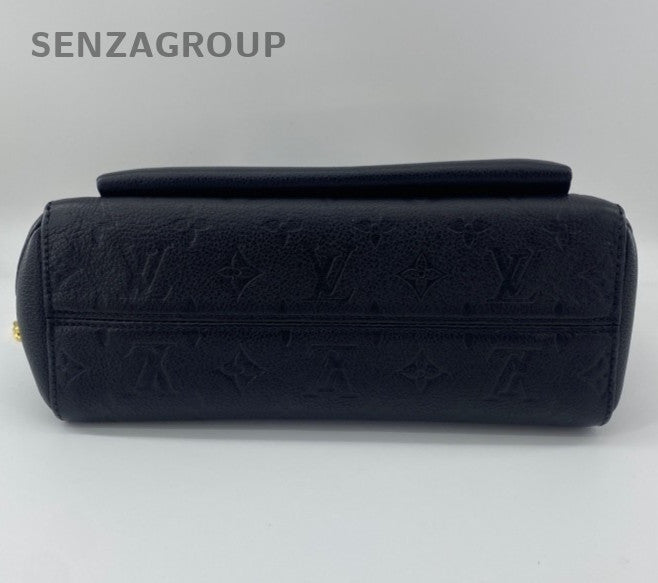 Louis Vuitton Vavin MM Monogram Chain Shoulder Bag Black Gold Women Classic