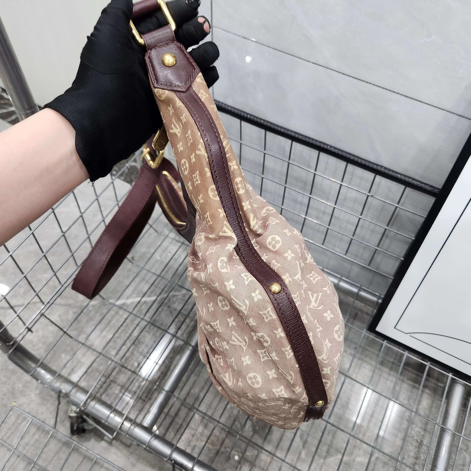 Louis Vuitton Monogram Idylle Vintage Pink Denim Shoulder Bag