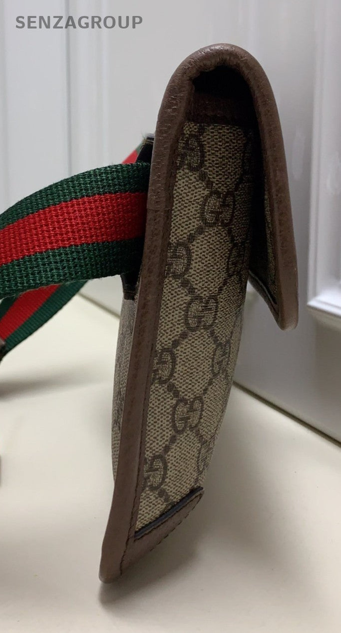 GUCCI GG Monogram Belt bag Classic Tiger Logo Shoulder bag