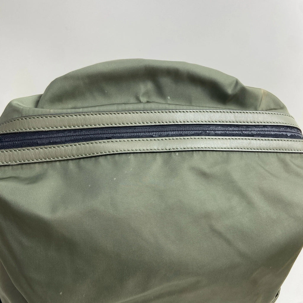 FENDI Nylon Leather Patchwork Monster Backpack For Women