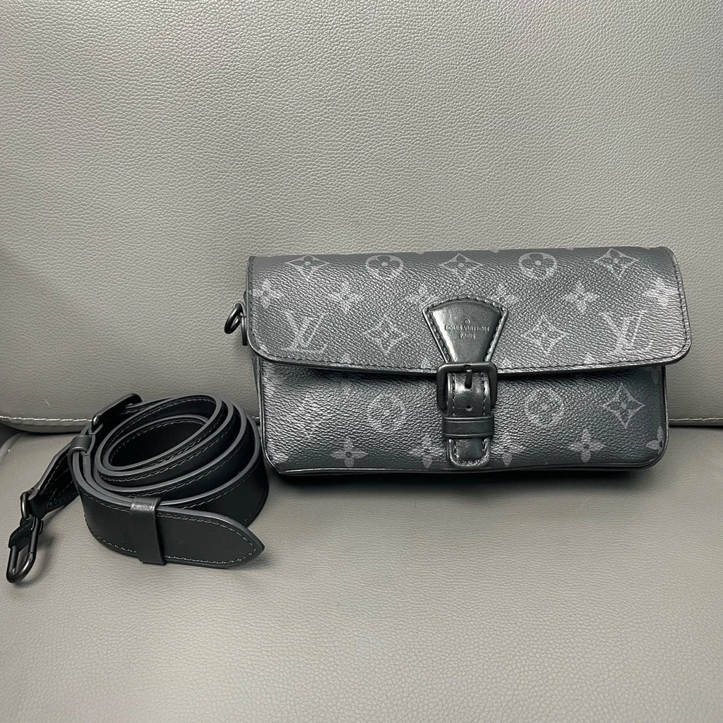 Louis Vuitton Montsouris Mini Canvas Shoulder Crossbody Women