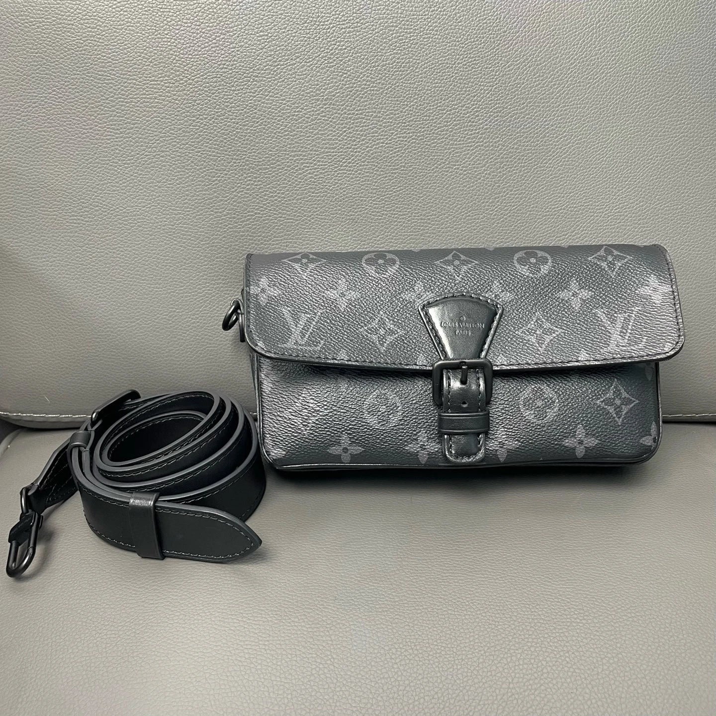 Louis Vuitton Montsouris Mini Canvas Shoulder Crossbody Women