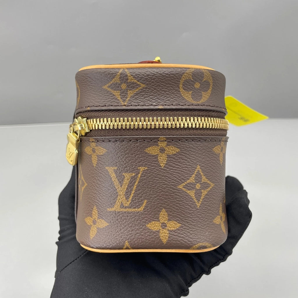 Louis Vuitton Nano Monogram Canvas Cosmetic Case For Women