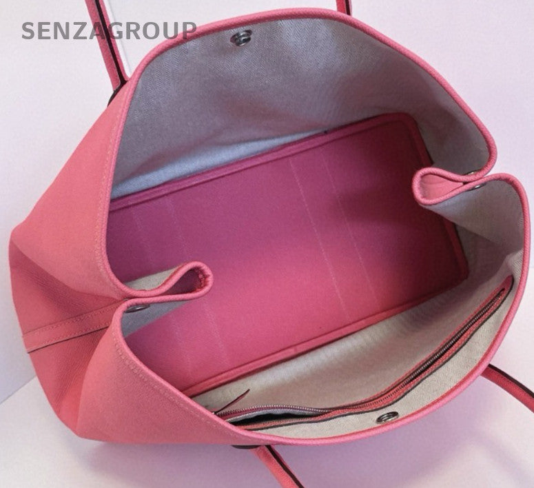 Hermes Garden Party GP36 tote Shoulder bag Epsom Leather Pink Women