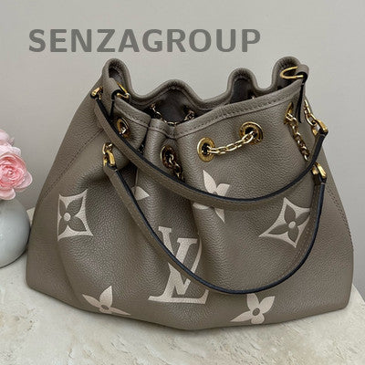 Louis Vuitton Grey Gold Monogram Shoulder Bag - Classic & Fashionable