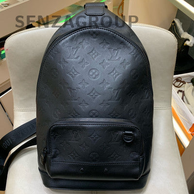 Louis Vuitton Racer Chest Crossbody Bag Black Monogram Men's Classic