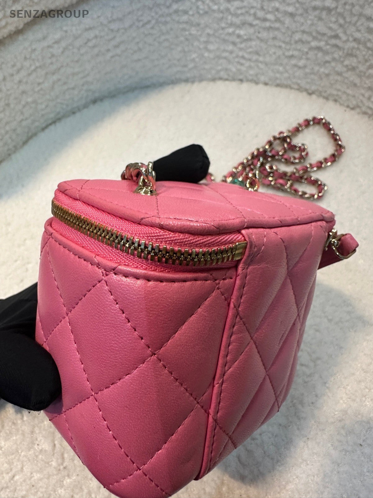 CHANEL Vanity Box Sweet Series Chain Shoulder bag Crossbody Pink Women