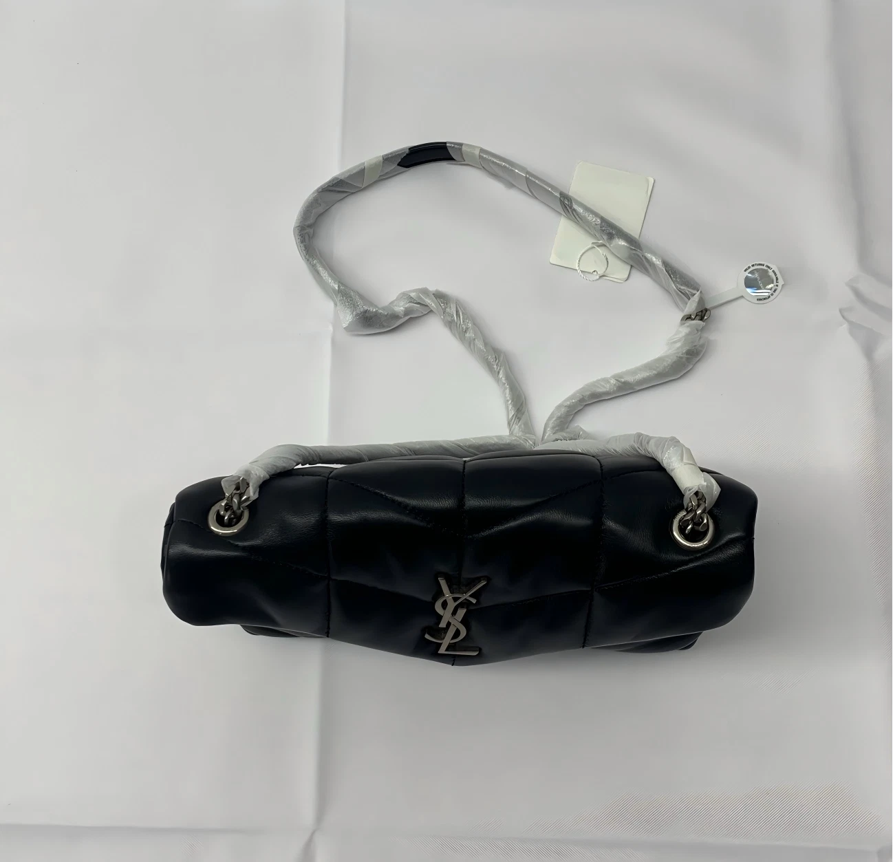 Saint Laurent Puffer Quilted Shoulder Bag For Women