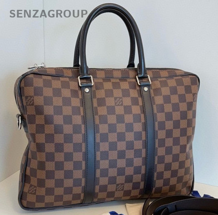 Louis Vuitton Briefcase Damier Ebene Handbag 2way Shoulder bag Brown
