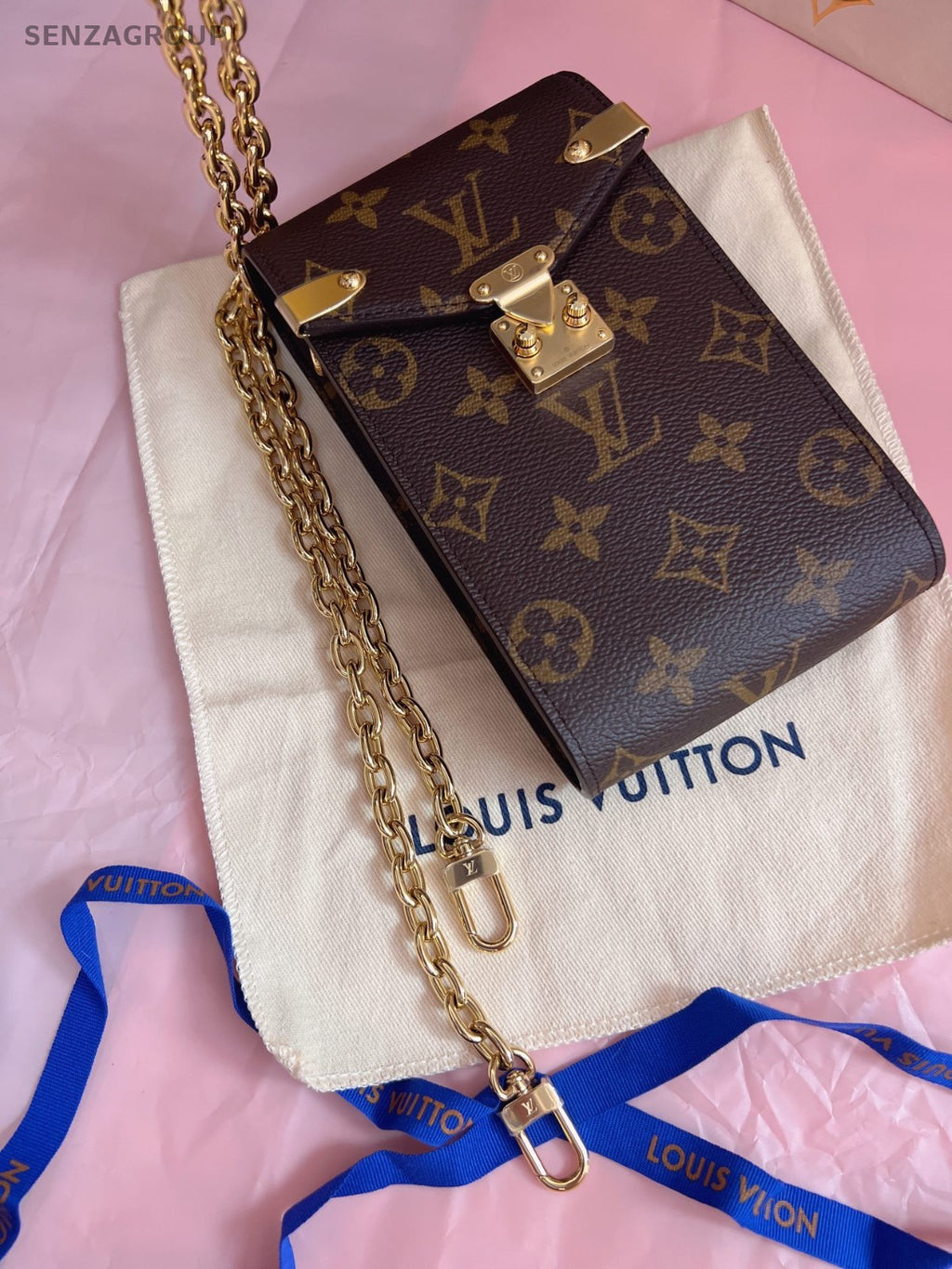 Louis Vuitton Metis Phone case Monogram Chain Shoulder bag Brand NEW