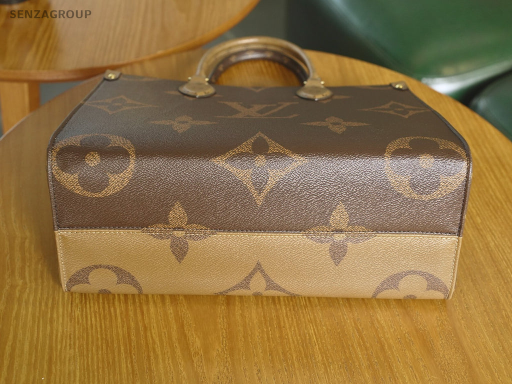 LOUIS VUITTON Monogram ONTHEGO MM Hand Bag Brown M45321 Chip Version