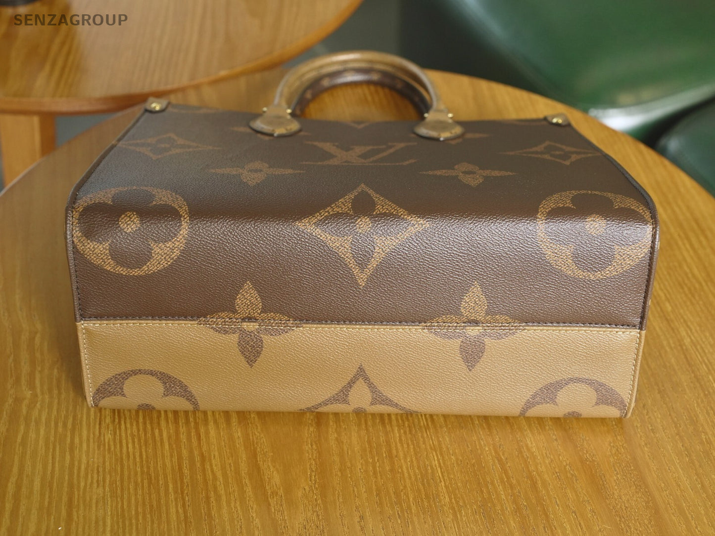 LOUIS VUITTON Monogram ONTHEGO MM Hand Bag Brown M45321 Chip Version