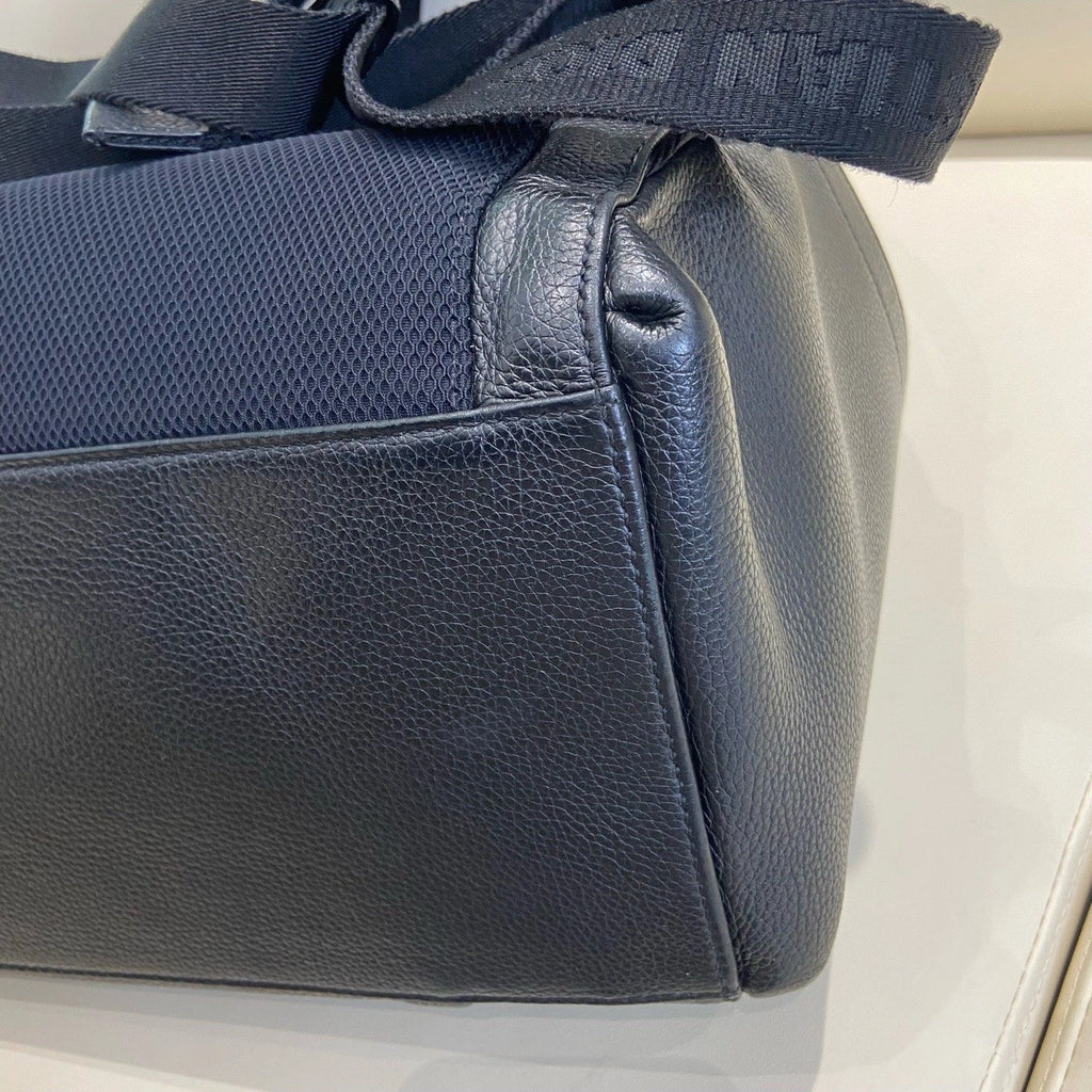 Authentic Christian Dior Calfskin Backpack Silver Hardware