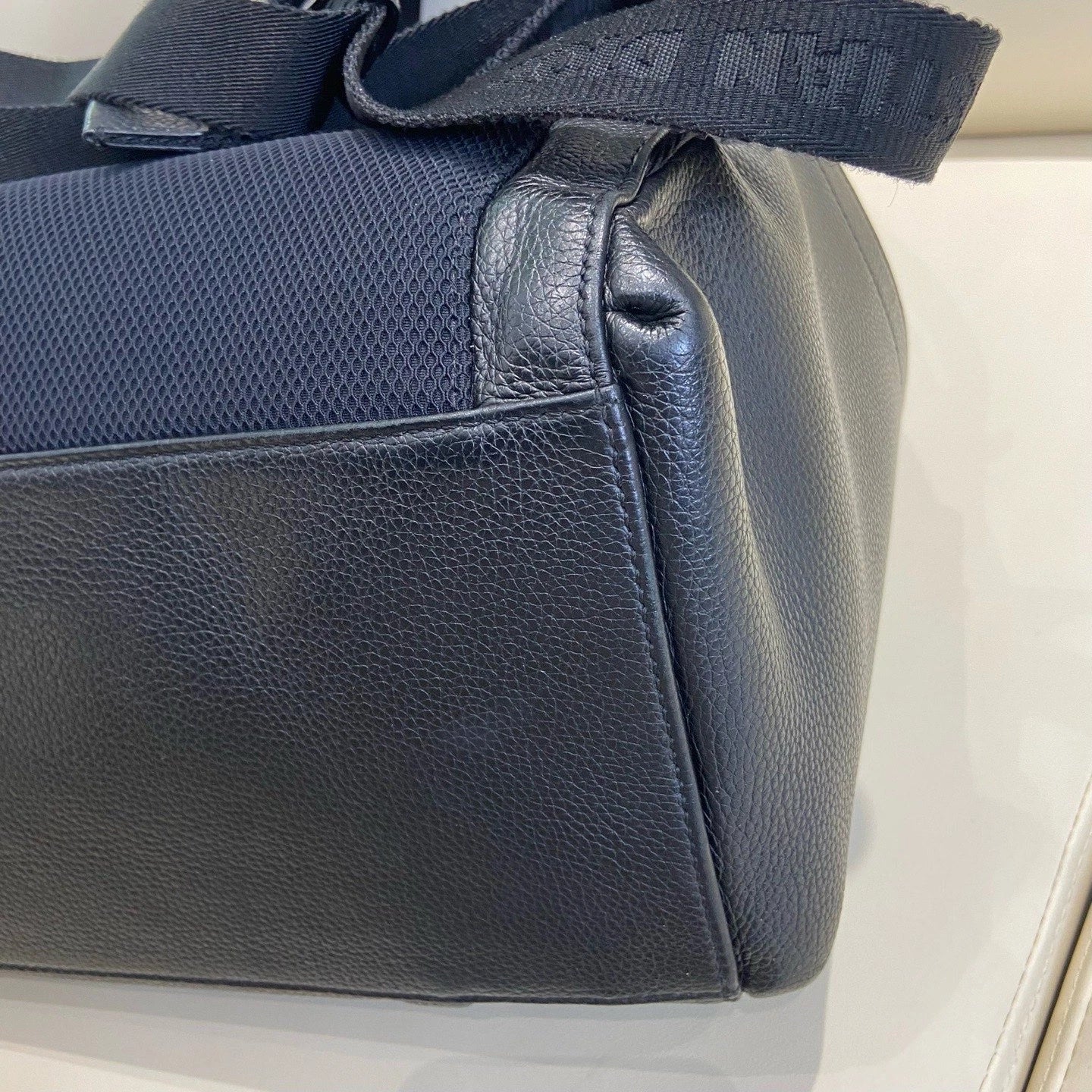 Authentic Christian Dior Calfskin Backpack Silver Hardware