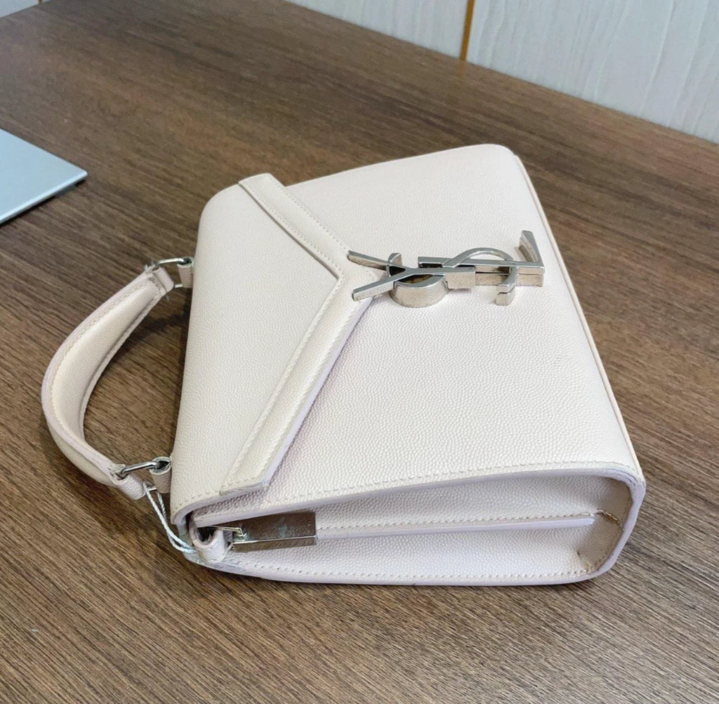 Saint Laurent Message Bag PM Sliver Hardware Top Handle Bag Crossbody Bag Women