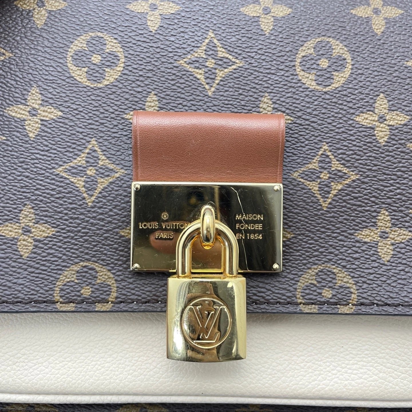 Louis Vuitton Vaugirard Monogram Brown Top Handle Crossbody