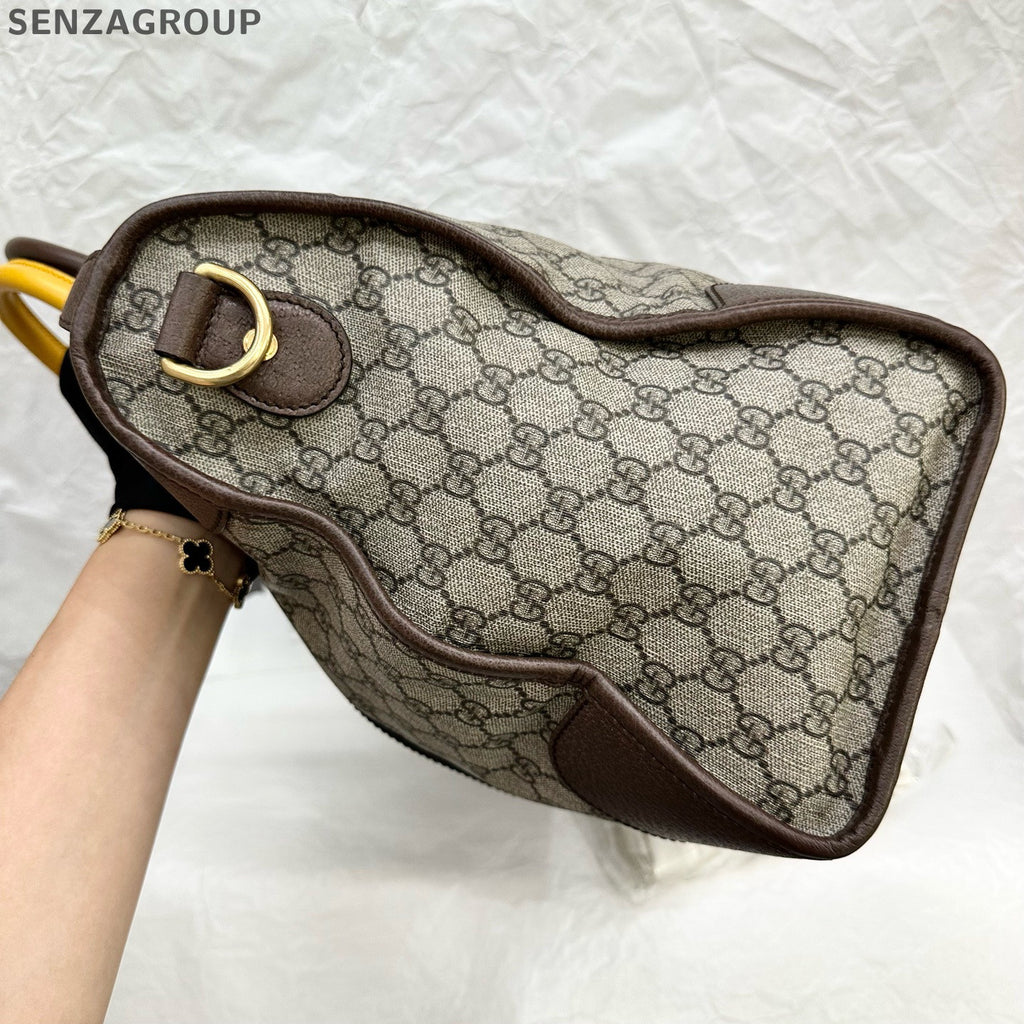 Gucci Rimowa Monogram Brown Tote Shoulder Bag Classic Women's
