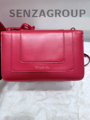 Bvlgari Serpenti Forever WOC Chain Shoulder Crossbody Bag Red Classic Women