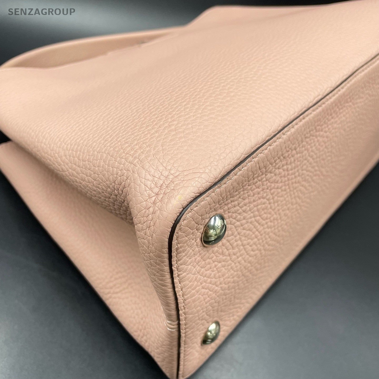 Louis Vuitton Capuciness GM Top Handle Bag Pink Gold Women Classic Fashion