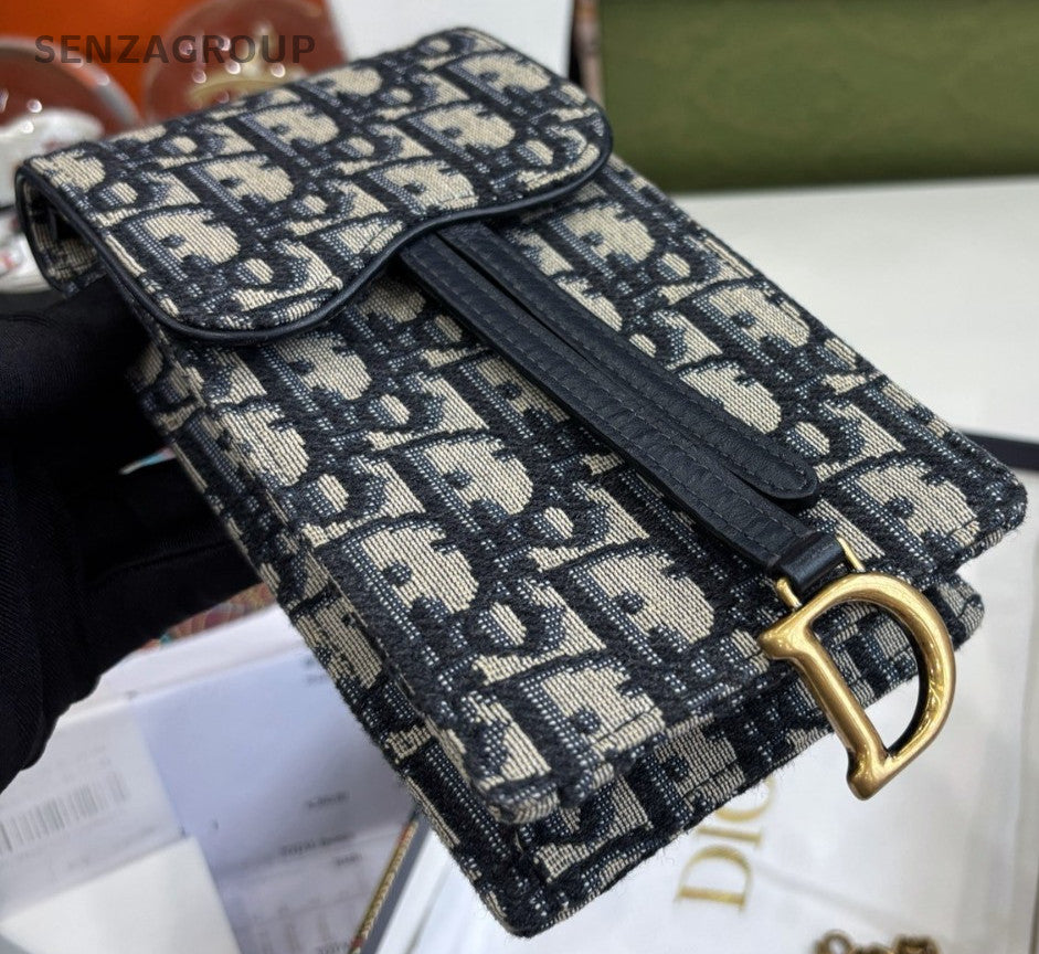 Christian Dior Saddle bag mini Monogram Classic Crossbody bag Chain Strap