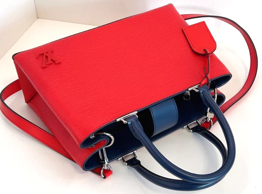 Louis Vuitton Kleber Epi Leather Top Handle 2-Way Shoulder Bag Red - Pre-Owned