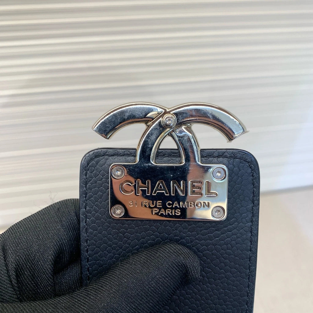 CHANEL CC Camera Bag mini Calfskin Chain Strap Shoulder Bag Crossbody - Pre-Owned