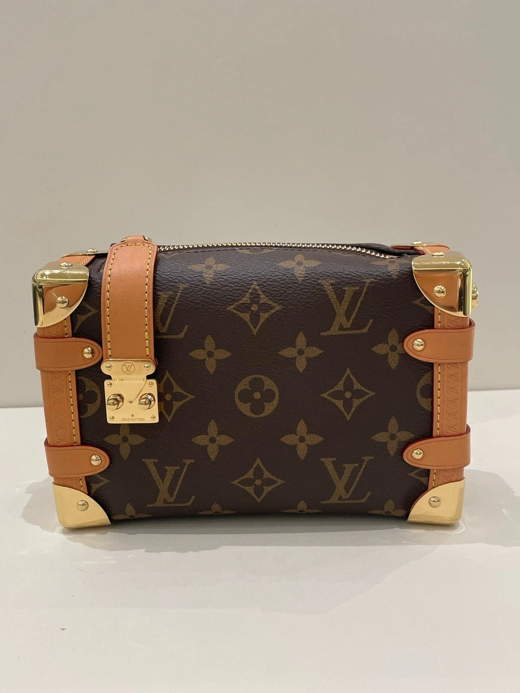 Louis Vuitton Canvas Side Trunk Mini Crossbody Bag For Women