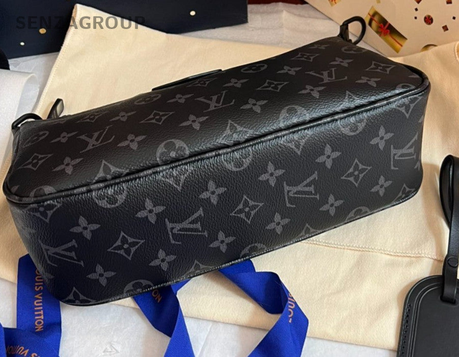 Louis Vuitton Monogram Black Metis Shoulder bag Crossbody CHIP VERSION