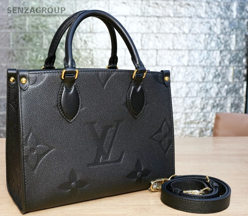 LOUIS VUITTON black Monogram Empriente ON THE GO PM M45595 CHIP VERSION
