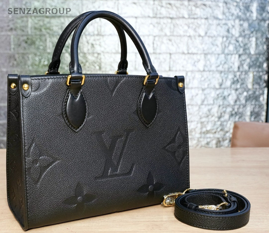 LOUIS VUITTON black Monogram Empriente ON THE GO PM M45595 CHIP VERSION