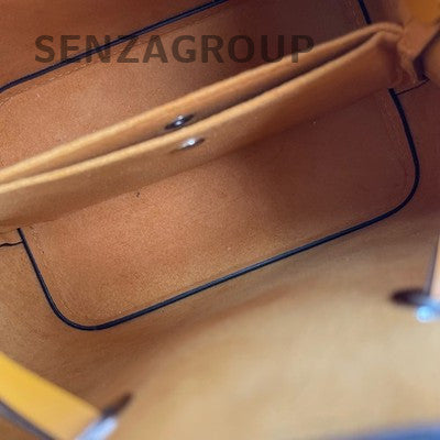 Louis Vuitton NeoNoe BB Blue Epi Leather Bucket Bag Silver Hardware