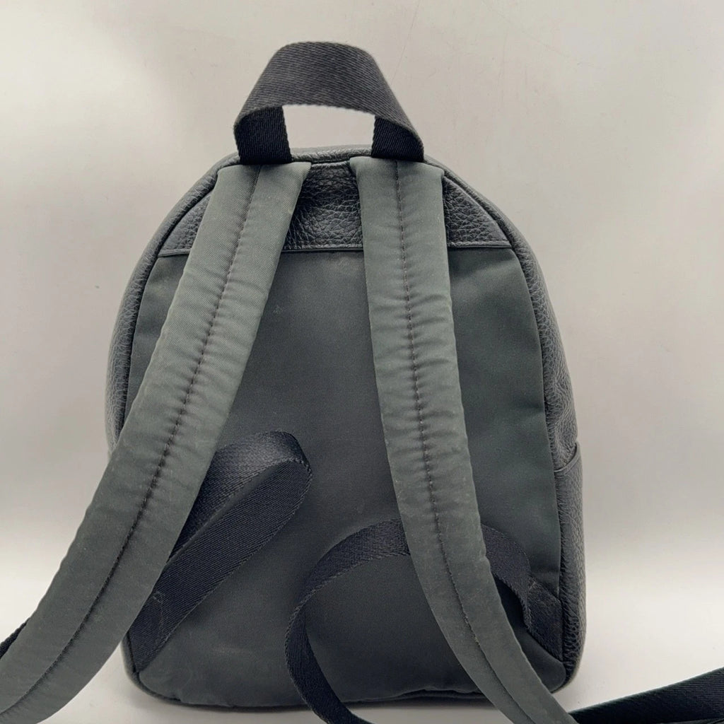 Coach Charlie 19 Logo Grain Leather Black Backpack For Women