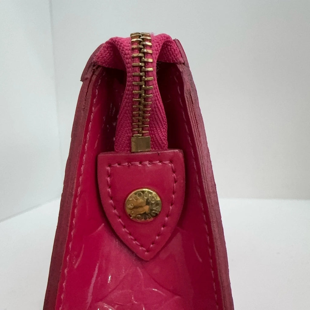 Louis Vuitton Pink Patent Leather Mini Clutch Box Bag For Women