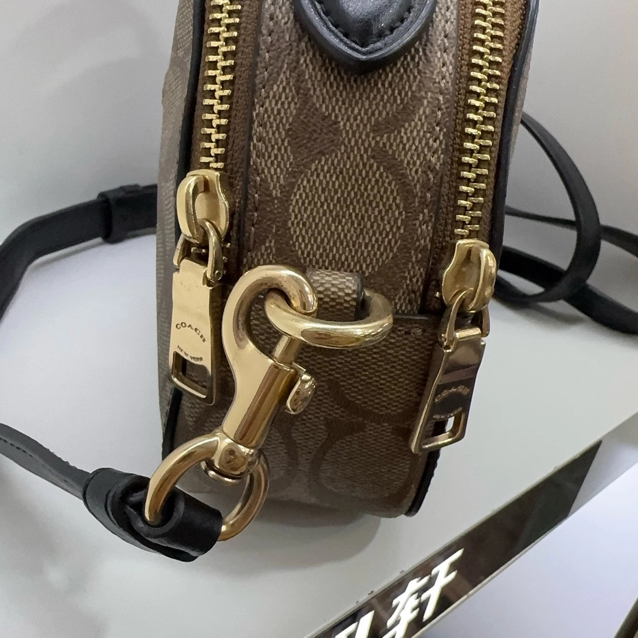 Coach Serena 21 Monogram Canvas Leather Small Dome Shell Bag For Women