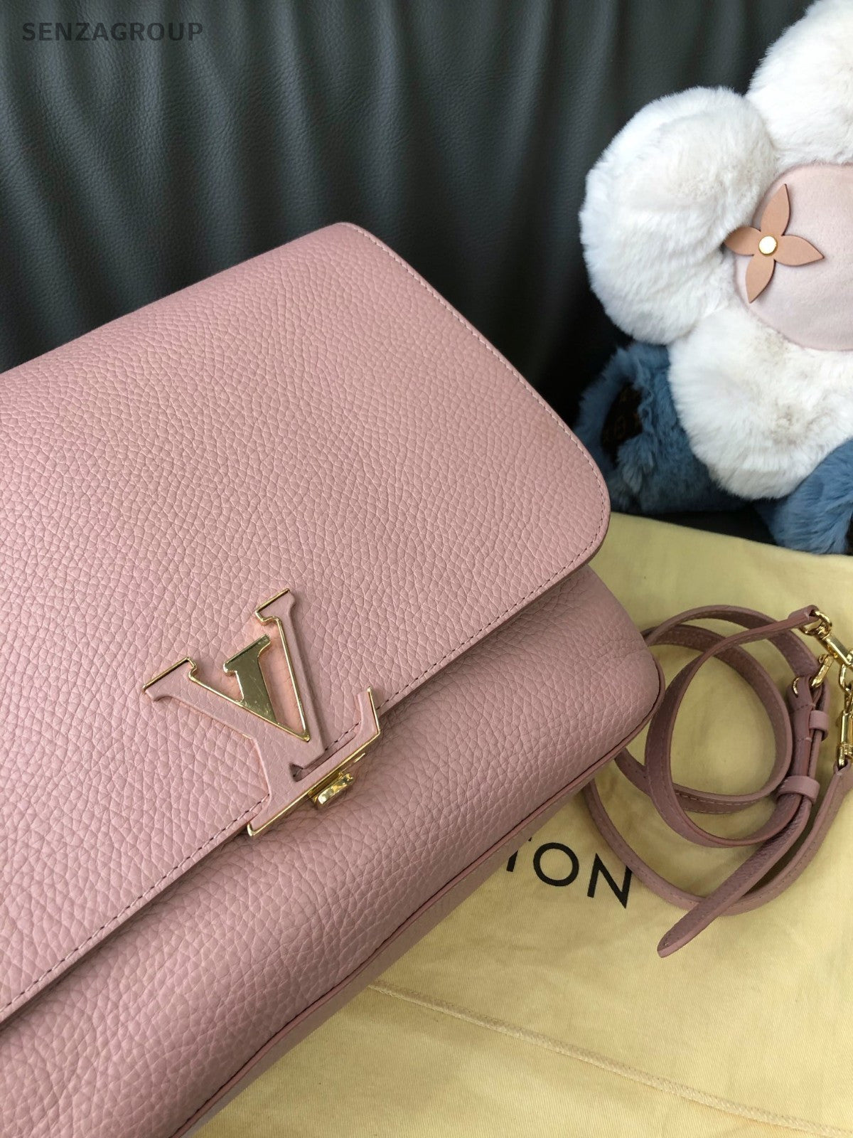 Louis Vuitton Volta Top Handle 2way Shoulder Handbag Sakura Pink Women
